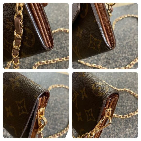LOUIS VUITTON Monogram Sarah Wallet to Crossbody Shoulder Bag 💼 CT0046 - Picture 13 of 16